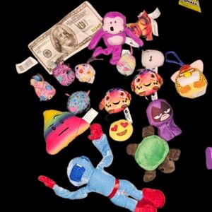 Colorful Plush Toy Set for Kids